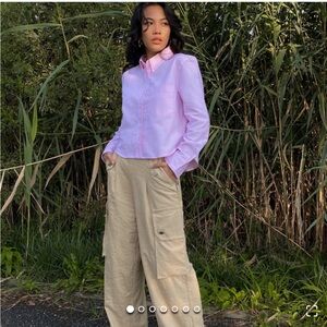 Thakoon Cropped Oxford Shirt